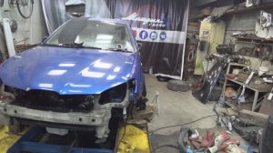 Очередные косяки. Суровый кузовной ремонт и сварка кузова Субару..