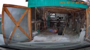 Nissan R`nessa.4WD по снегу.