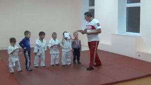 1.11.15 Открытый урок по дзюдо. Награждение. Малыши 3 - 4 года. Centre Judo Kids. Feodosiya