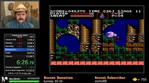 Castlevania NES speedrun in 11:38 by Arcus