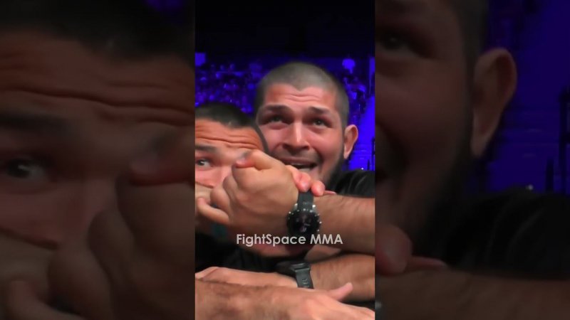 Хабиб чуть не придушил Умара Нурмагомедова во время боя Усмана | FightSpaceMMA