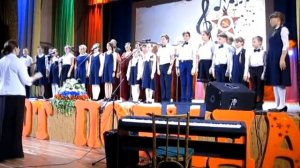 Наша  родина Россия.  Ансамбль  "Носталгия"  и  детский  хор.