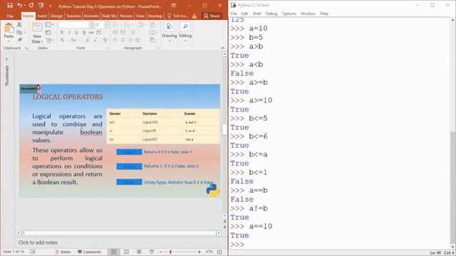 Day 3 - Operators in Python-Become a Python Pro in Just 21 Days #python #computerscience