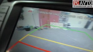 Hyundai IX35 замена штатной камеры заднего вида