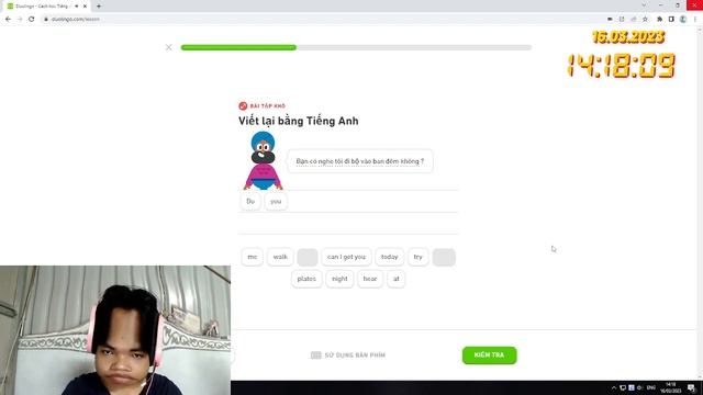Buổi 210 Học tiếng anh Duolingo Chủ đề Chia động từ quá khứ bài 3 смотреть онлайн