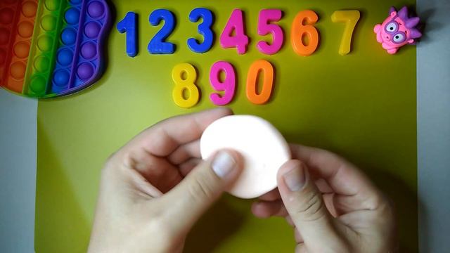 Учим цифры(игра с моделином) смотреть онлайн