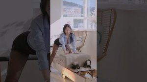 (4K 세로 직캠) 오피스룩 검스 필라테스│stockings + office look underwear LookBook ルックブック 속옷 룩북 직캠