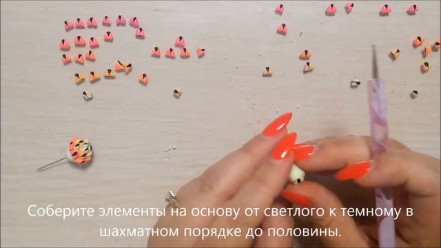 Мастер-класс, серьги-ягодки в технике артишок из полимерной глины. смотреть онлайн