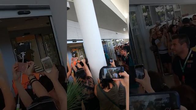 Take That's arrival at Roma Ciampino Airport 29/06/2019