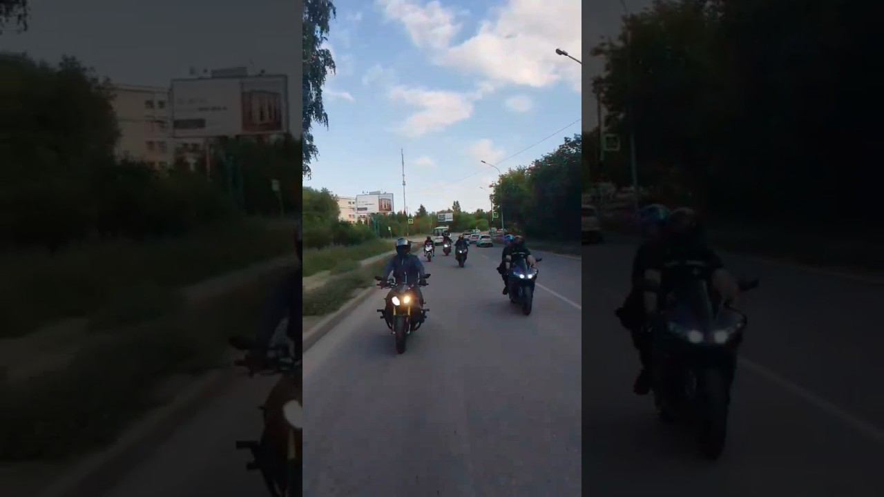 Мотодрузья это целая семья, и как же здорово, когда удается собраться такой компанией и покататься
