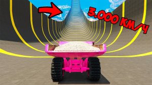 СПУСК БЕЗ ТОРМОЗОВ НА ЧИТ МАШИНЕ ПО ОГРОМНОМУ ТРАМПЛИНУ в ГТА 5 МОДЫ! ОБЗОР МОДА в GTA 5 ВИДЕО