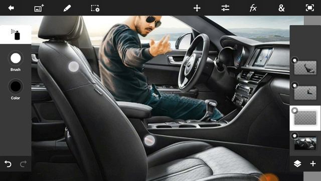2018 best Vijay mahar editing tutorial in ps touch by fs editing ||new manipulation background,