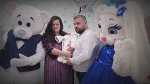 выписка из роддома 2?❤️ с ростовыми куклами. #выпискаизроддома