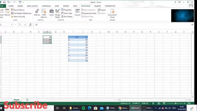 How to Use the Status Bar in Microsoft Excel 2016|Using Status Bar to find sum, average etc