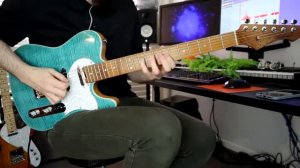 Aria Pro II 615 Nashville  Turquoise Blue Electric Guitar