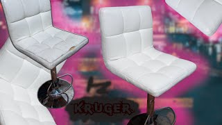 перетяжка барного стула KRUGER