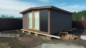 Дом баня 4,6х6,0 м мобильная перевозная модульная.