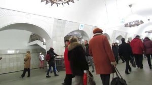 Станция "Пушкинская", переход на "Тверскую" закрыт // 18.10.2014