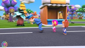 Baby Police Chase Thief - Watch Out For Stranger Danger Song and More Nursery Rhymes & Kids Songs