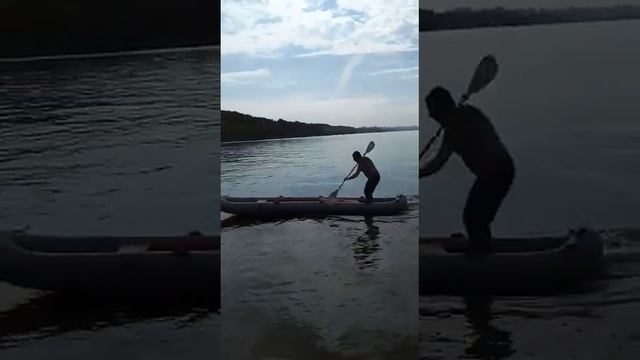 Байдарки Алексея Воронцова в качестве  SUP-доски