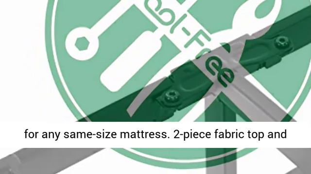 AmazonBasics Mattress Foundation, Smart Box Spring, Tool Free Easy Assembly   7 Inch, Twin смотреть онлайн