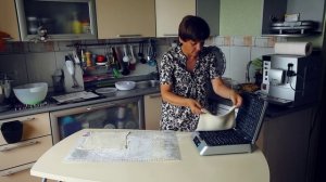 Вафли из слоёного теста.