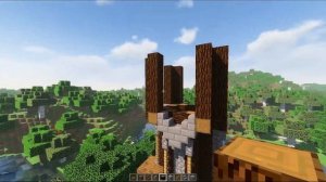 СТРОИМ ВМЕСТЕ МЕЛЬНИЦУ ВИКИНГОВ В MINECRAFT!!