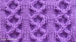 ЯПОНСКИЕ ОБЪЕМНЫЕ РЕЛЬЕФНЫЕ ДОРОЖКИ 121 Вязание Узоры спицами