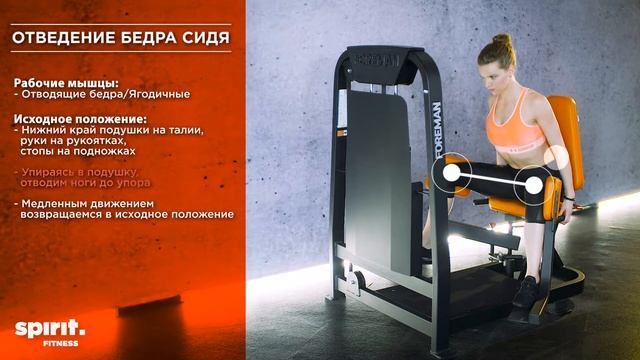 Отведение бедра сидя смотреть онлайн