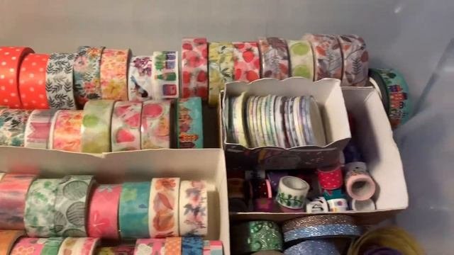#скотчи#организация#хранение#обзор#  Организация и хранение декоративных скотчей/ежедневник #2