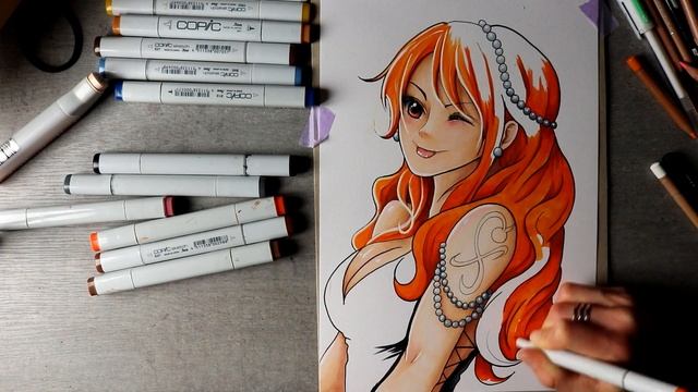 One Piece Name Fanart (Copic Marker) смотреть онлайн