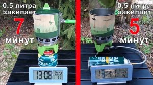 Туристические газовые баллоны. Тест и сравнение. Есть ли смысл переплачивать за резьбовой баллон?