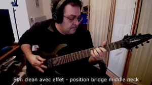 Jackson JS22 7 Strings Satin Black Soundtest complet