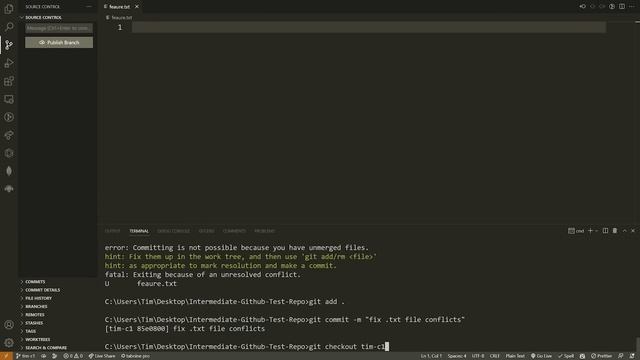 Intermediate GitHub Tutorial