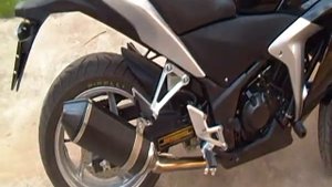2011 Honda CBR 250R with carbon exhaust