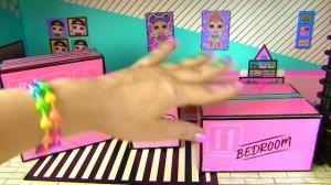 ДОМИК для кукол ЛОЛ! Часть 2! LOL SURPRISE BABY DOLL HOUSE! Игрушки с Май Тойс Пинк
