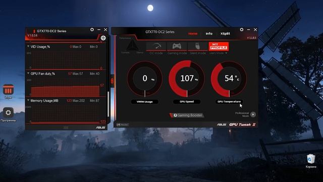 Обзор и разгон GTX 770 с помощью ASUS GPU TWEAK 2 смотреть онлайн