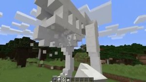 Майнкрафт,строим скелет динозавра