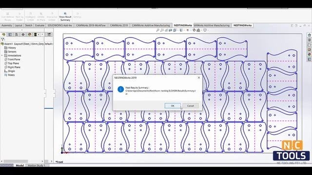 SOLIDWORKS NESTING