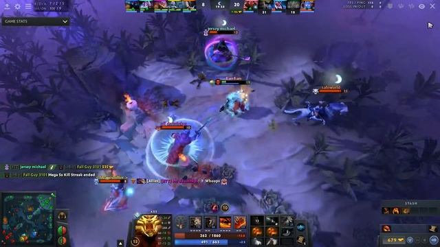 Shadow Fiend Mid Lane Gameplay - Patch 7.27d (Dota 2 Gameplay) смотреть онлайн