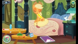 Шок!!! Пинки Пай стала доктором и лечит Эпл Джек! Май литл Пони мультик - игра на русском