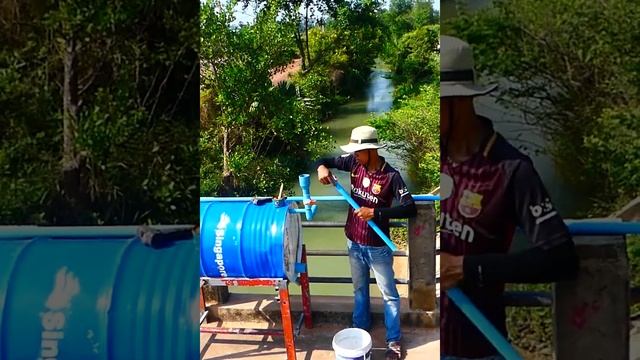 Trick Free electricity | I turn PVC pipe into a water pump at home free no need electricity power