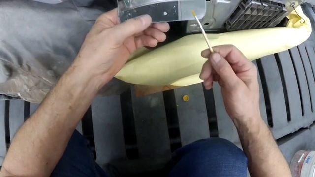 Кабанчик Mersedes w 140 - небольшой ремонт заднего крыла. смотреть онлайн