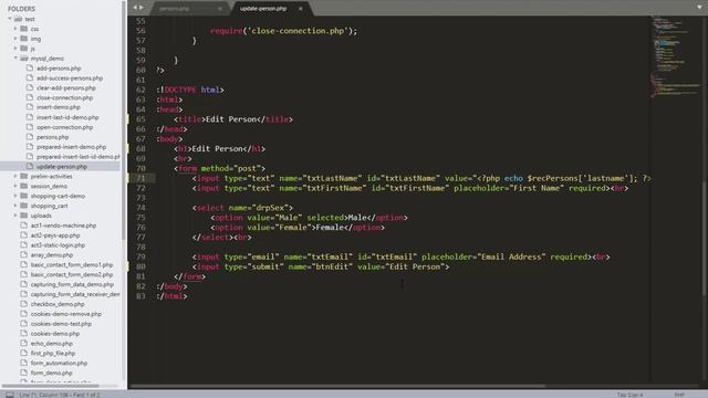 PHP and MySQL Lesson 12.7 - MySQL Database (Part 7) PHP MySQL UPDATE Query смотреть онлайн