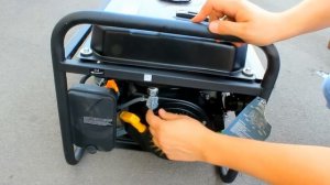 Запуск Бензинового генератора HYUNDAI HHY 3000FE 2,6кВт