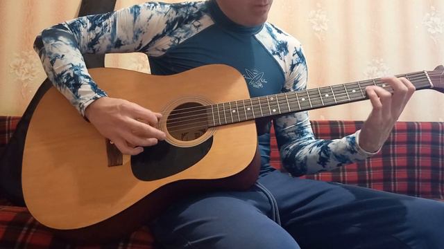 Acoustic guitar Maxwood U.S.A. sound sample improvisation смотреть онлайн