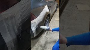 закрашиваю царапины поло седан