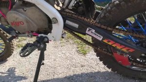 Тюнинг питбайка KAYO CRF 125 cм.
