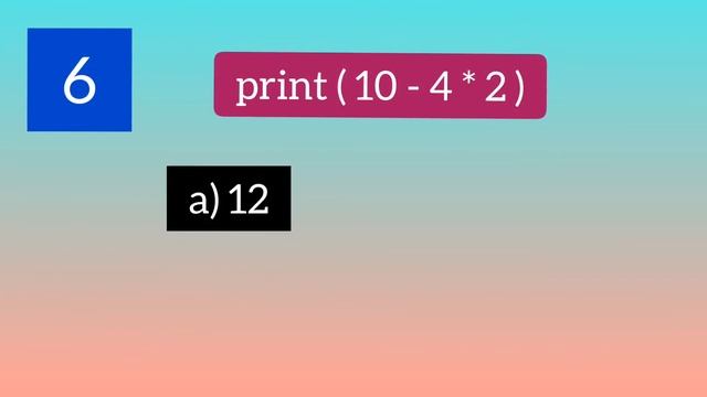 Operators in Python MCQ Quiz | Python Operators | Python for Beginners | Python Programming | Pytho