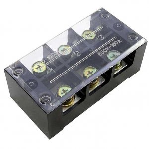 Замена клеммной колодки у тепловой завесы